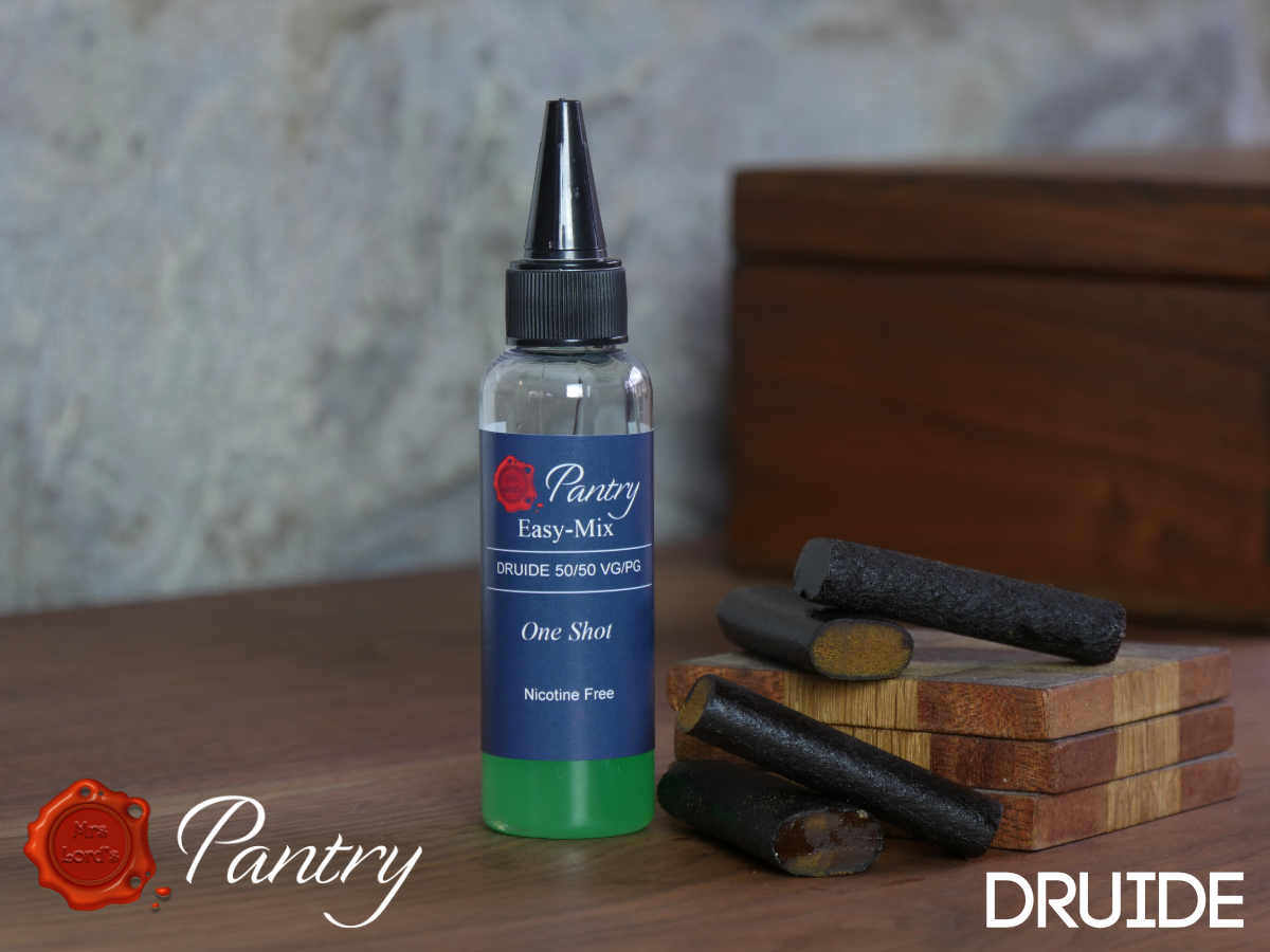 Druide 50/50 VG/PG - Shortfill - Quality E-Liquid UK - Mrs Lord's Pantry Druide 50/50 VG/PG - Shortfill - Quality E-Liquid UK - Mrs Lord's Pantry