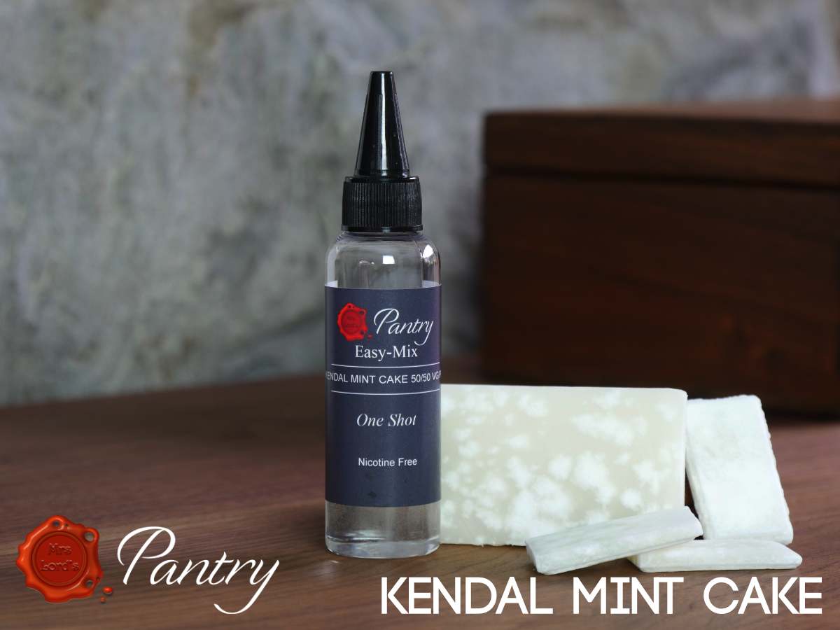 Kendal Mint Cake 70/30 VG/PG - Shortfill - Quality E-Liquid UK - Mrs Lord's Pantry Kendal Mint Cake 70/30 VG/PG - Shortfill - Quality E-Liquid UK - Mrs Lord's Pantry