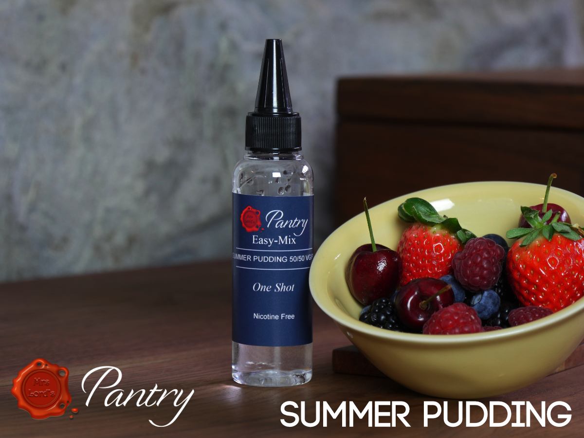 Summer Pudding 50/50 VG/PG - Shortfill - Quality E-Liquid UK - Mrs Lord's Pantry Summer Pudding 50/50 VG/PG - Shortfill - Quality E-Liquid UK - Mrs Lord's Pantry